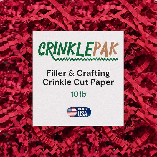 10 LB Red Crinkle Paper