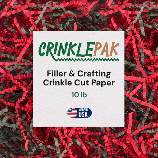 10 LB Christmas Crinkle Paper