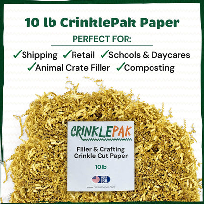 10 LB French Vanilla Crinkle Paper Filler