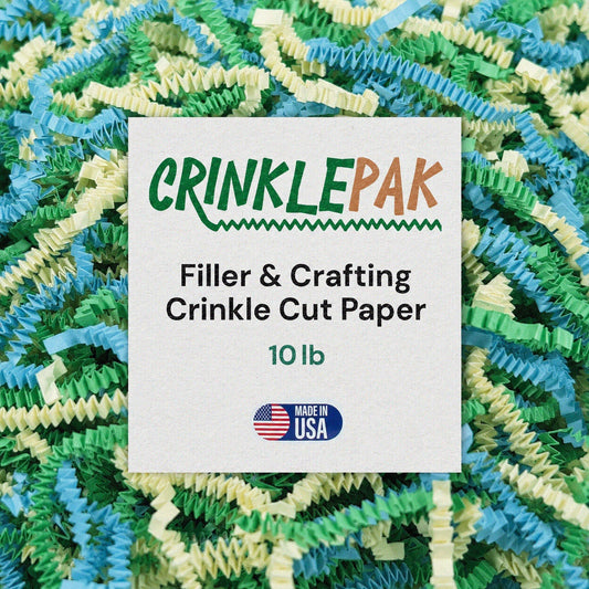 CrinklePak Crinkle Paper 10Lb Spring Mix