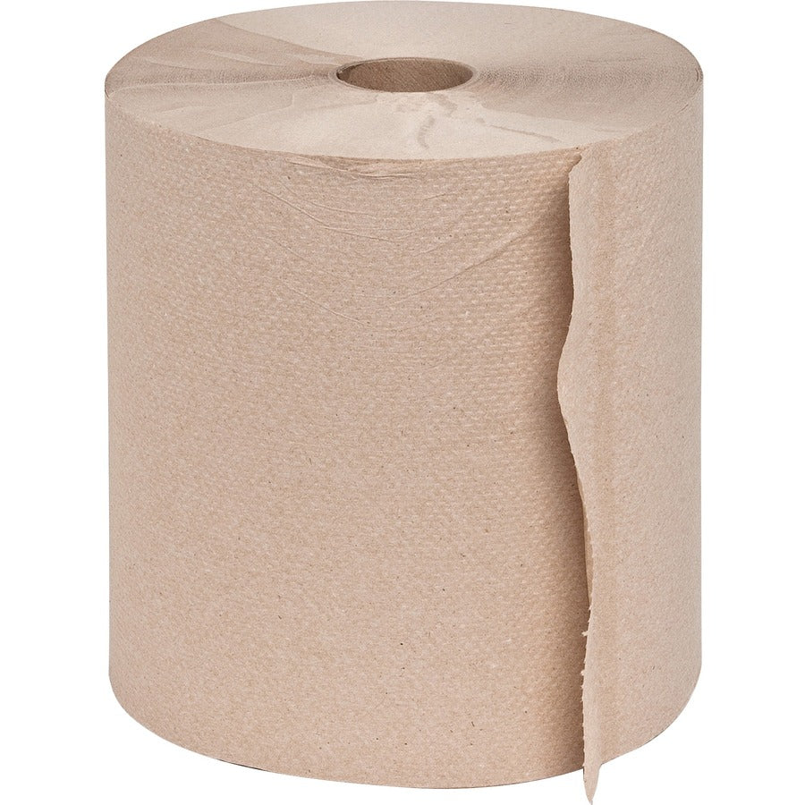 75004324 Genuine Joe® Universal Hard Wound Roll Towel, Natural, 800' roll, 6 per case — FREE SHIPPING*