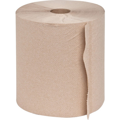 75004324 Genuine Joe® Universal Hard Wound Roll Towel, Natural, 800' roll, 6 per case — FREE SHIPPING*