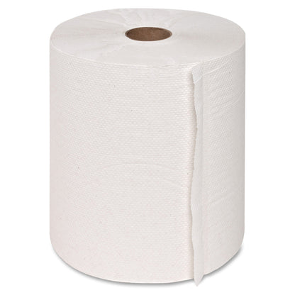 22700 Genuine Joe® Universal Hard Wound Roll Towel, White, 800' roll, 6 per case — FREE SHIPPING*