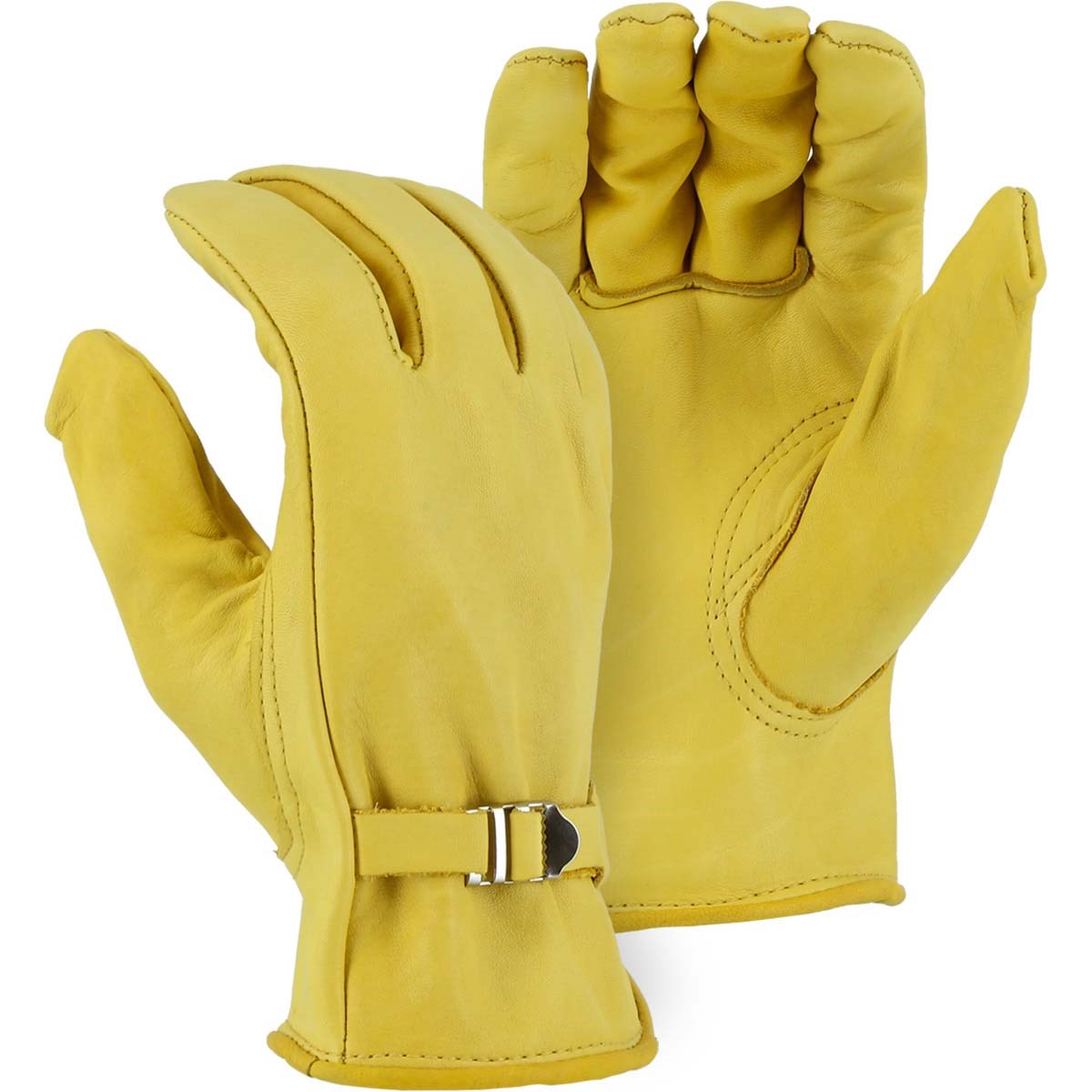 1509 Majestic Cowhide Drivers Glove with Wrist Strap — 12 Pairs or 120 Pairs — FREE SHIPPING*