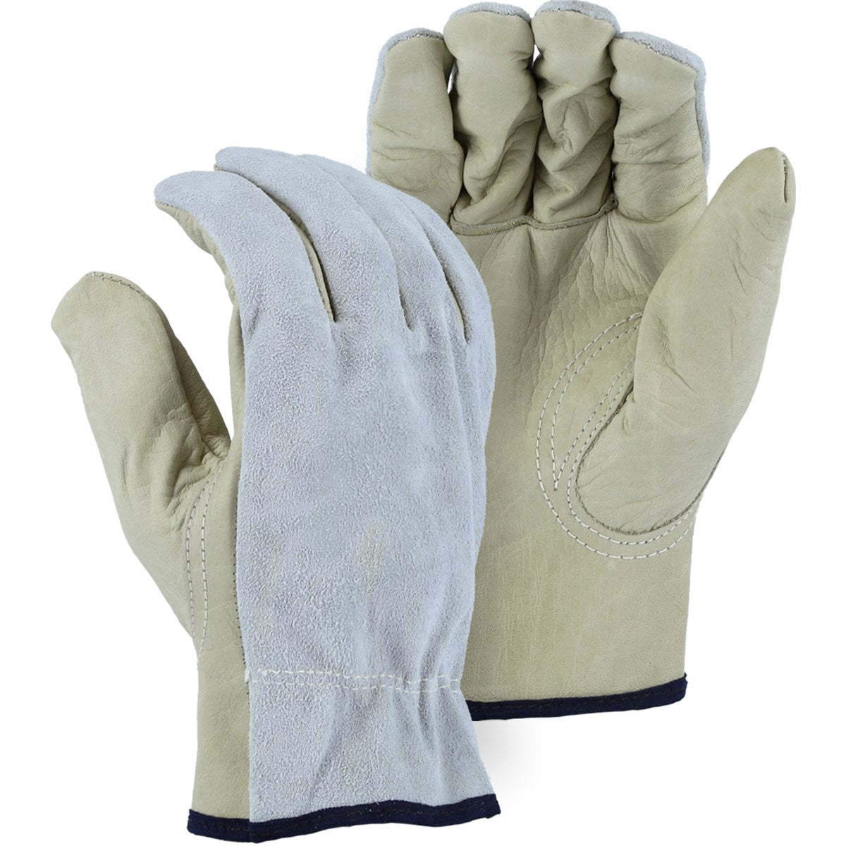1533 Majestic Split Cowhide Drivers Glove — 12 Pairs or 120 Pairs — FREE SHIPPING*