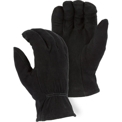 1548BLK Majestic Winter Lined Black Deerskin Drivers Glove — 12 Pairs or 72 Pairs — FREE SHIPPING*