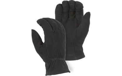 1548BLK Majestic Winter Lined Black Deerskin Drivers Glove — 12 Pairs or 72 Pairs — FREE SHIPPING*