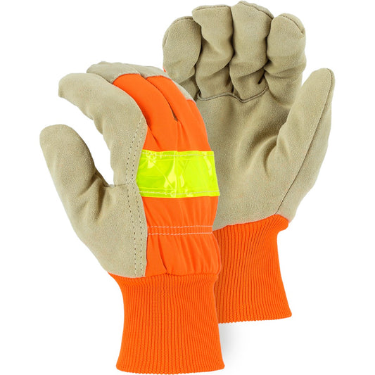 1961 Majestic Winter Lined Split Pigskin Leather Palm Glove Glove — 12 Pairs or 72 Pairs — FREE SHIPPING*