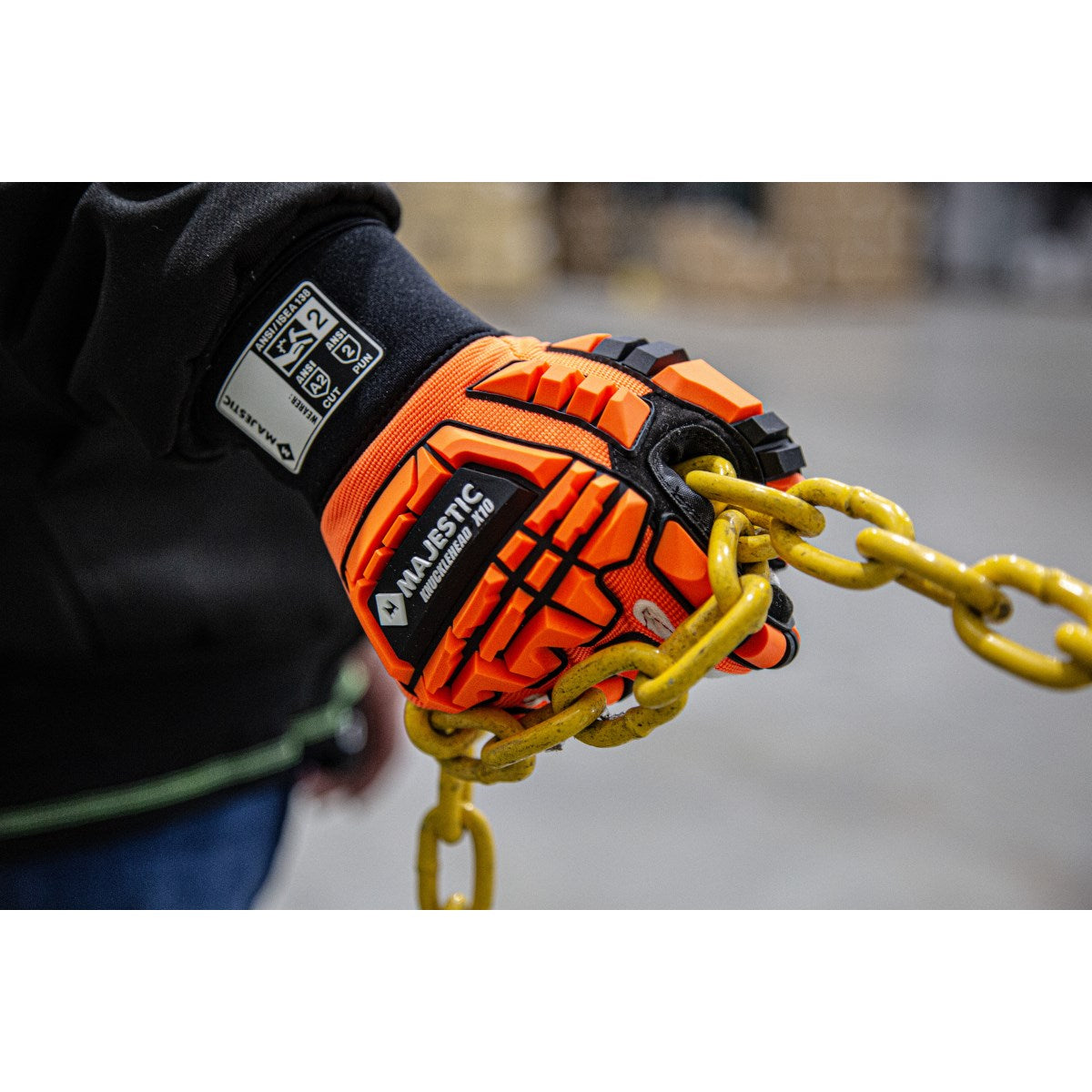 21242HY Majestic Knucklehead X10 Armor Skin™ Mechanics Glove — 12 Pairs or 72 Pairs — FREE SHIPPING*
