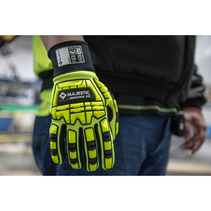 21242HY Majestic Knucklehead X10 Armor Skin™ Mechanics Glove — 12 Pairs or 72 Pairs — FREE SHIPPING*