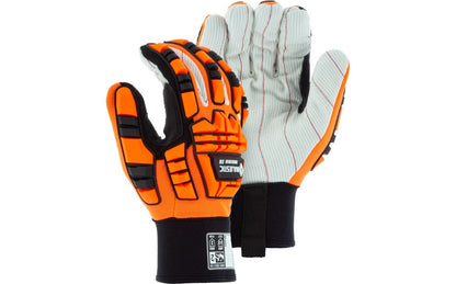 21262HO Majestic Knucklehead Driller Mechanics Glove w Cotton Palm — 12 Pairs or 72 Pairs — FREE SHIPPING*