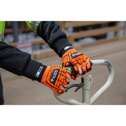 21262HO Majestic Knucklehead Driller Mechanics Glove w Cotton Palm — 12 Pairs or 72 Pairs — FREE SHIPPING*