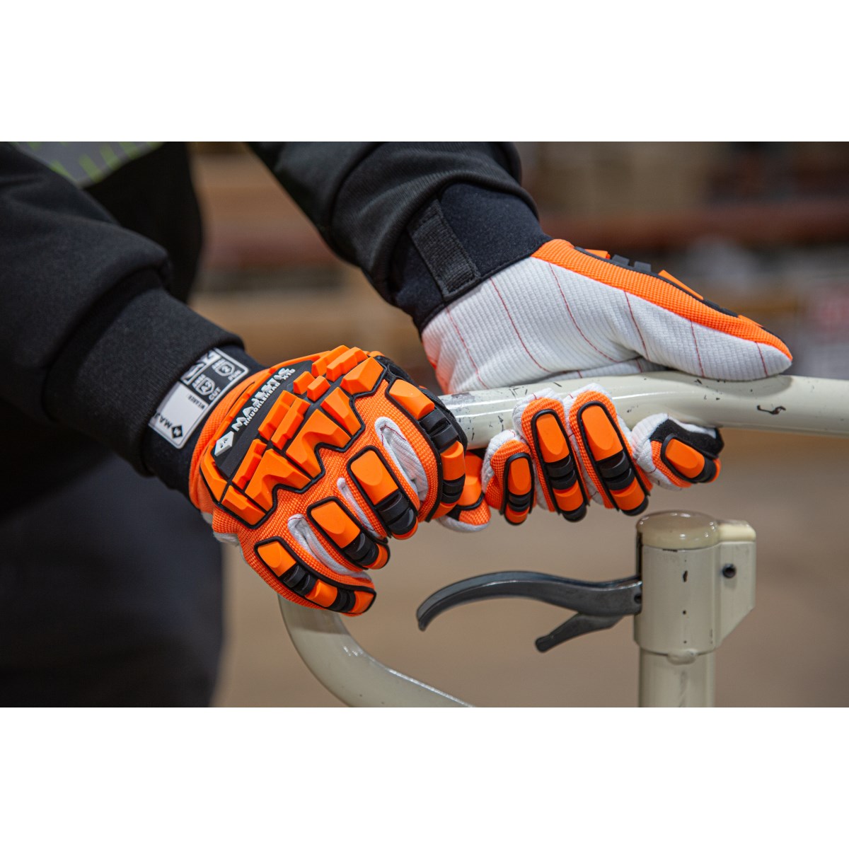 21262HO Majestic Knucklehead Driller Mechanics Glove w Cotton Palm — 12 Pairs or 72 Pairs — FREE SHIPPING*