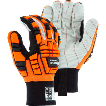 21262HO Majestic Knucklehead Driller Mechanics Glove w Cotton Palm — 12 Pairs or 72 Pairs — FREE SHIPPING*