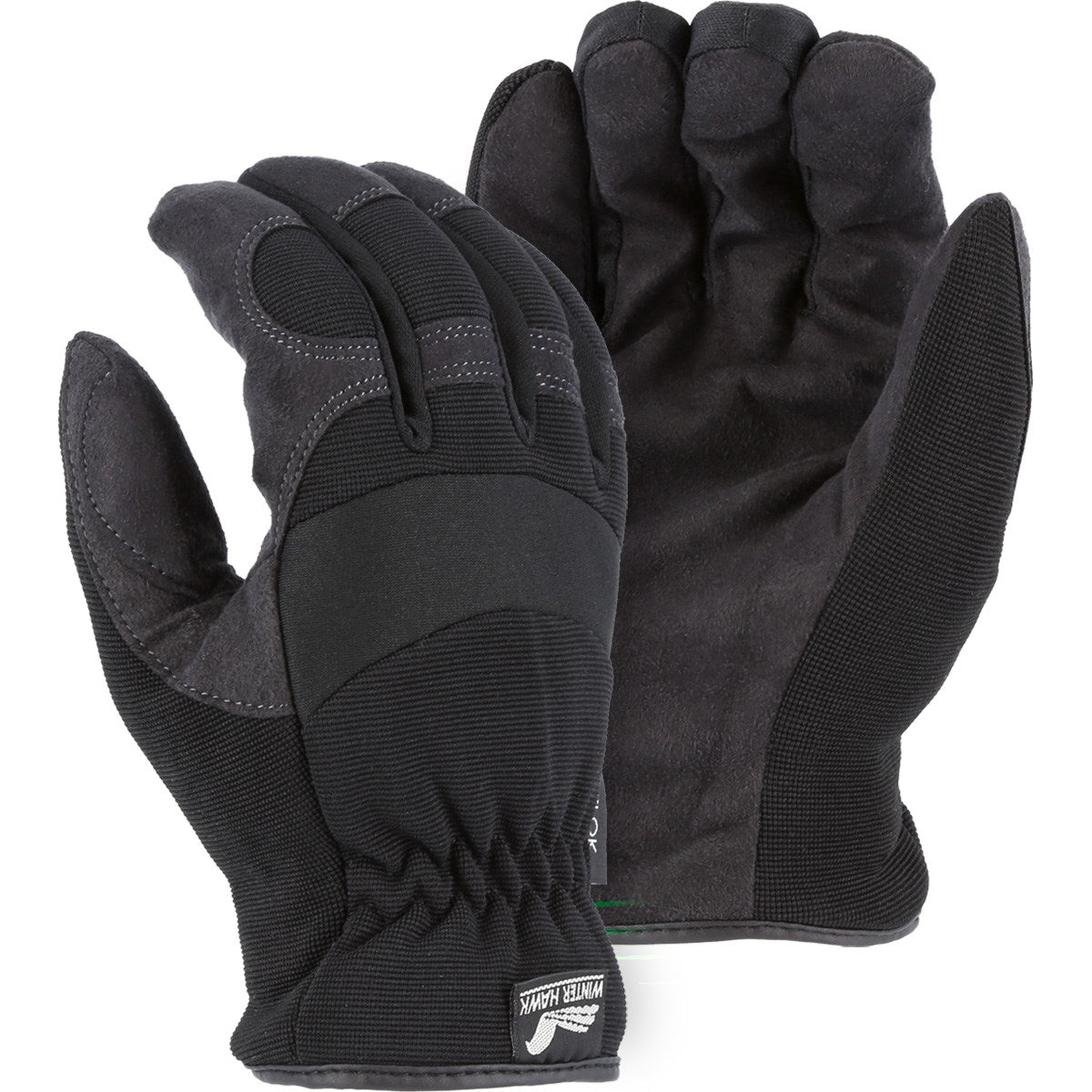 2136BKH Majestic Winter Lined Mechanics Glove with Knit Back — 12 Pairs or 72 Pairs — FREE SHIPPING*