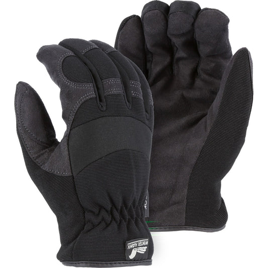 2136BKH Majestic Winter Lined Mechanics Glove with Knit Back — 12 Pairs or 72 Pairs — FREE SHIPPING*