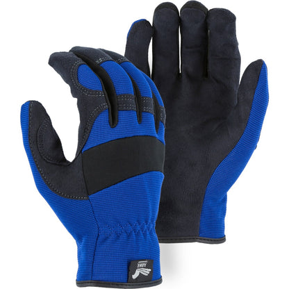 2136HY Majestic Armor Skin™ Mechanics Glove with Hi-Viz Knit Back — 12 Pairs or 72 Pairs — FREE SHIPPING*