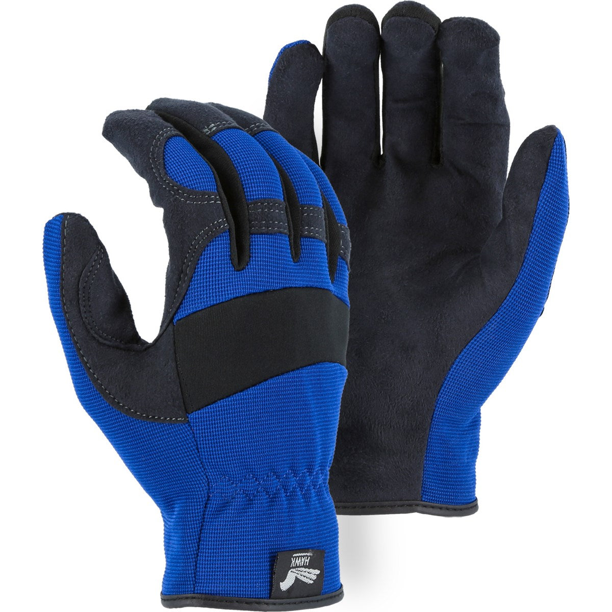 2136BK Majestic Armor Skin™ Mechanics Glove with Knit Back — 12 Pairs or 72 Pairs — FREE SHIPPING*