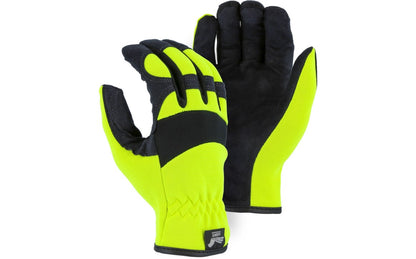 2136HY Majestic Armor Skin™ Mechanics Glove with Hi-Viz Knit Back — 12 Pairs or 72 Pairs — FREE SHIPPING*