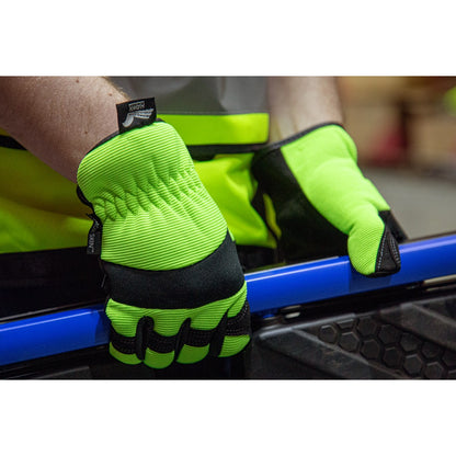 2136BK Majestic Armor Skin™ Mechanics Glove with Knit Back — 12 Pairs or 72 Pairs — FREE SHIPPING*