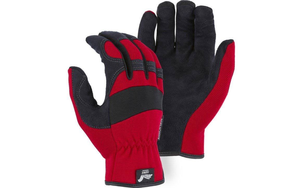 2136BL Majestic Armor Skin™ Mechanics Glove with Knit Back — 12 Pairs or 72 Pairs — FREE SHIPPING*