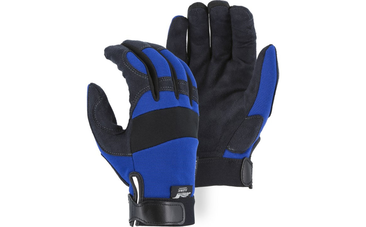 2137BK Majestic Armor Skin™ Mechanics Glove with Knit Back — 12 Pairs or 72 Pairs — FREE SHIPPING*