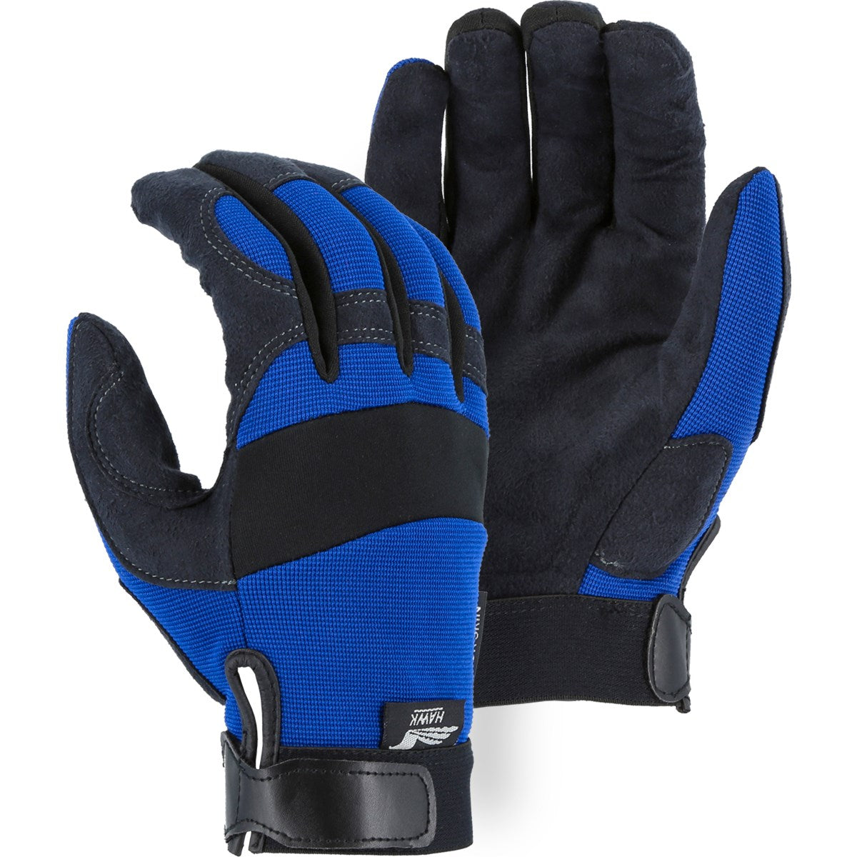 2137BL Majestic Armor Skin™ Mechanics Glove with Knit Back — 12 Pairs or 72 Pairs — FREE SHIPPING*