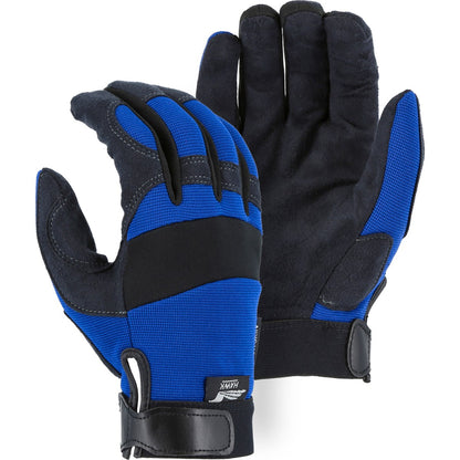 2137BL Majestic Armor Skin™ Mechanics Glove with Knit Back — 12 Pairs or 72 Pairs — FREE SHIPPING*