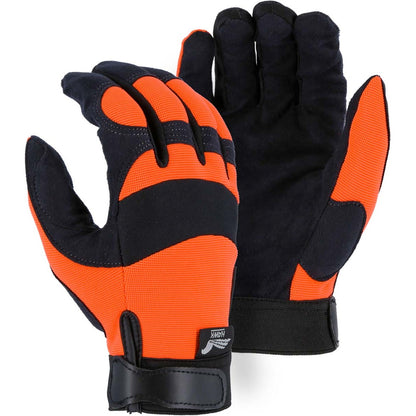 2137BK Majestic Armor Skin™ Mechanics Glove with Knit Back — 12 Pairs or 72 Pairs — FREE SHIPPING*