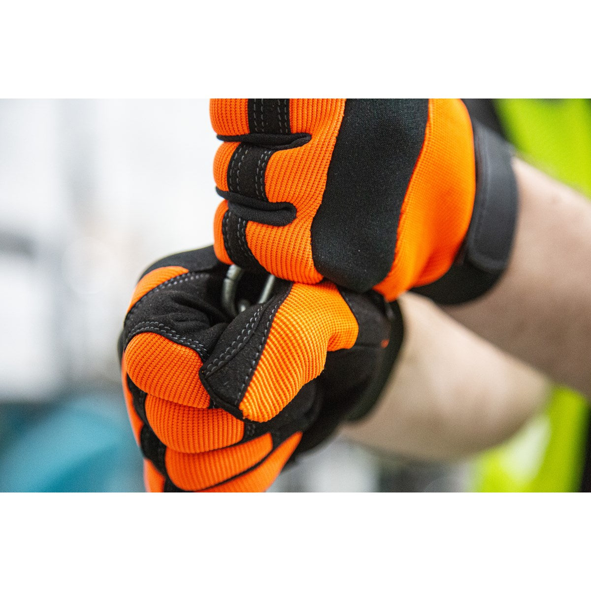2137HO Majestic Armor Skin™ Mechanics Glove with Hi-Viz Knit Back — 12 Pairs or 72 Pairs — FREE SHIPPING*