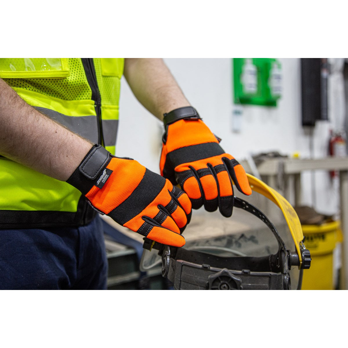 2137BK Majestic Armor Skin™ Mechanics Glove with Knit Back — 12 Pairs or 72 Pairs — FREE SHIPPING*