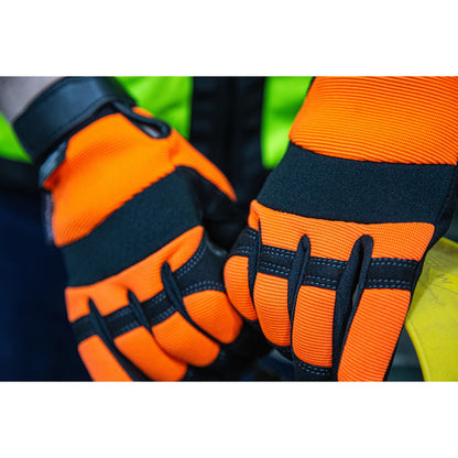 2137BL Majestic Armor Skin™ Mechanics Glove with Knit Back — 12 Pairs or 72 Pairs — FREE SHIPPING*
