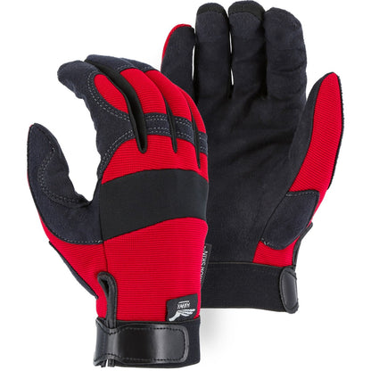 2137HO Majestic Armor Skin™ Mechanics Glove with Hi-Viz Knit Back — 12 Pairs or 72 Pairs — FREE SHIPPING*