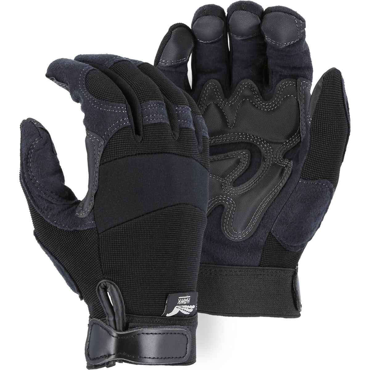 2139HY Majestic Mechanics Glove with PVC Double Palm — 12 Pairs or 72 Pairs — FREE SHIPPING*