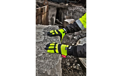 2145HOH Majestic Winter Lined Mechanics Glove with Hi-Viz Knit Back — 12 Pairs or 72 Pairs — FREE SHIPPING*
