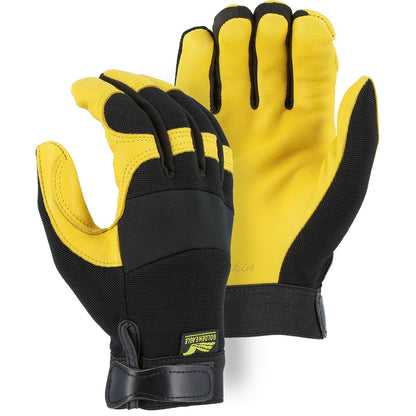 2150 Majestic Golden Eagle Mechanics Glove with Deerskin Palm — 12 Pairs or 72 Pairs — FREE SHIPPING*