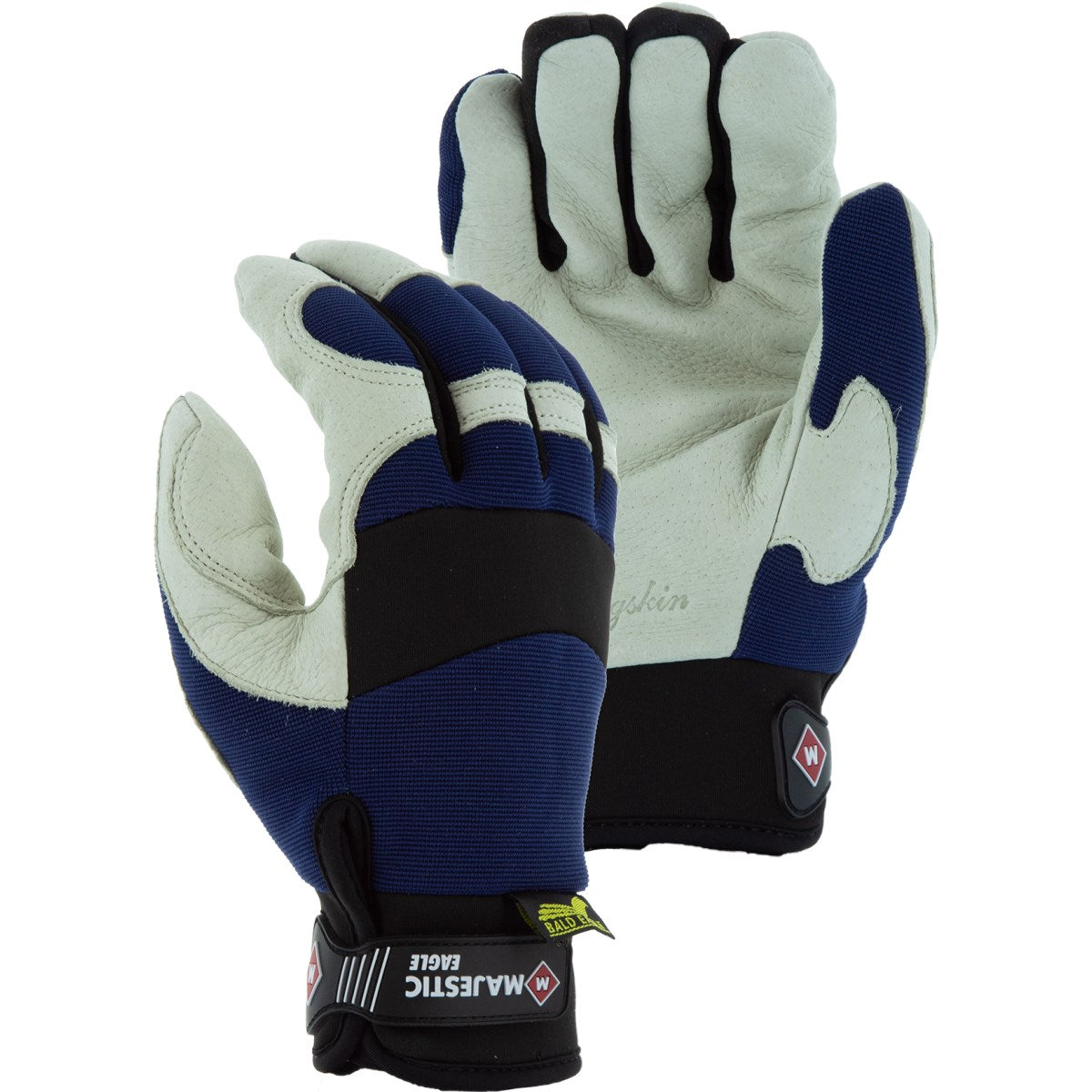 2152TW Majestic Winter Lined Mechanics Glove with Pigskin Palm — 12 Pairs or 72 Pairs — FREE SHIPPING*
