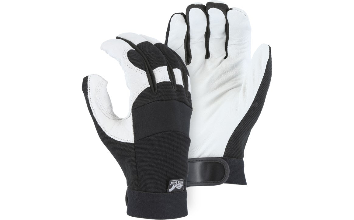 2153 Majestic Mechanics Glove with Grain Goatskin Palm — 12 Pairs or 72 Pairs — FREE SHIPPING*