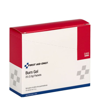 G469 SmartCompliance First Aid Kit Refill, Burn Gel, 3.5g Packets - 25/bx