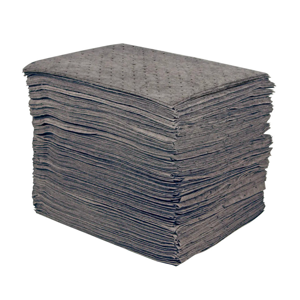 25200 / 25250 Sellars TOOLBOX® Meltblown Universal Sorbents Pads, Light Duty, Grey (100/pk or 200/pk) (Shipping Included - Continental U.S.)