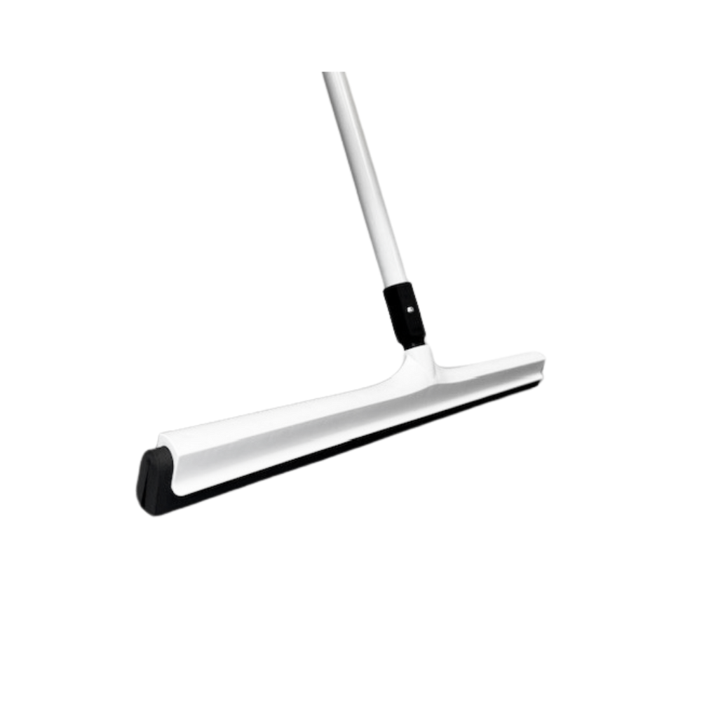 Better Brush 22" Double Blade Black Moss Floor Squeegee w/ 4' or 5' Fiberglass Handle, White — FREE SHIPPING*