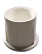 282003 Better Brush Toilet Bowl Brush Caddy,Plastic, White, 24 per case — FREE SHIPPING*