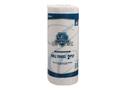 KT 230851 Empress Kitchen Towel Roll 2 Ply, 8" x 11" Sheet, 85 Sheets/Roll - 30 rl/cs