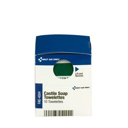 FAE-4004 SmartCompliance First Aid Kit Refill, Castile Soap Towelettes - 10/bx