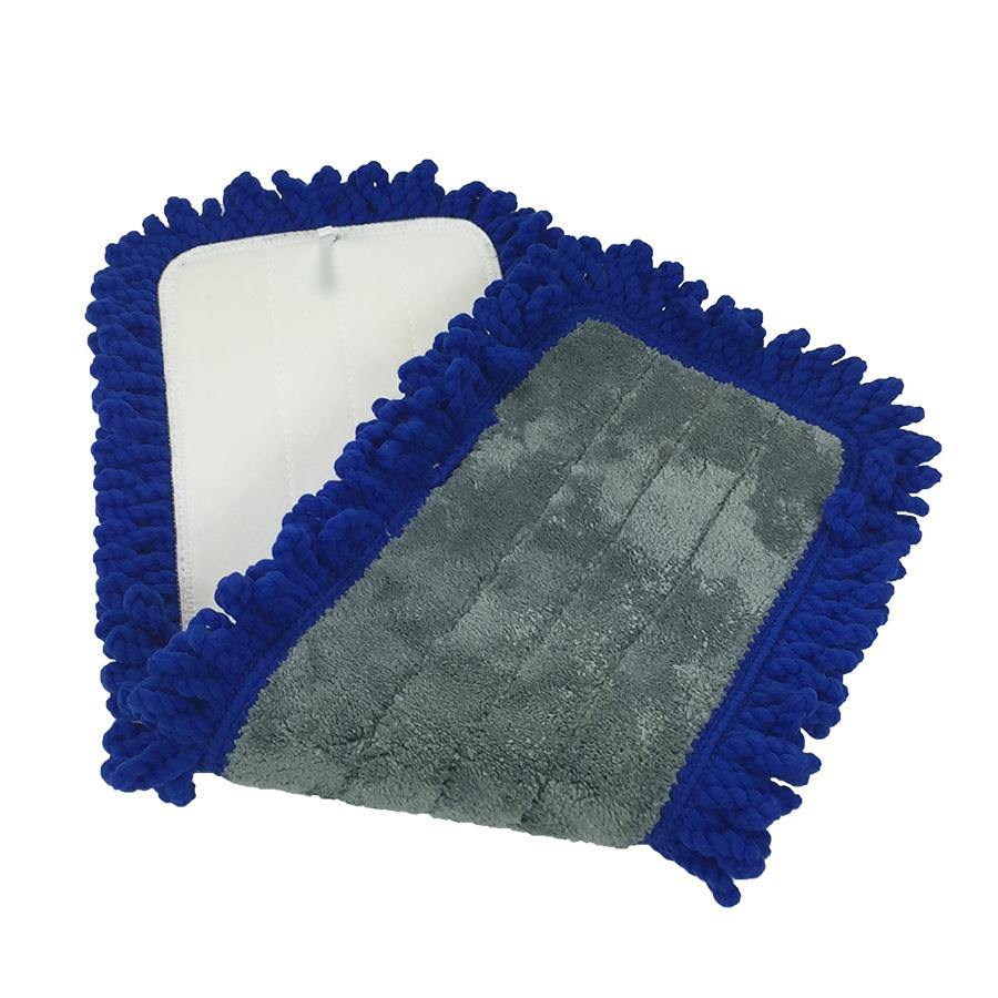 Microfiber Fringed Dust Mop, Velcro Back, Choose Your Size