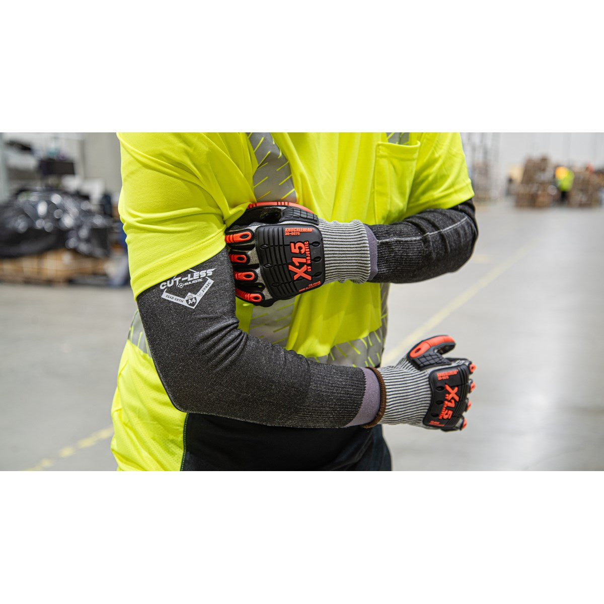3142-18TH Majestic 18" Cut-less with Korplex® Cut Resistant Sleeves — 1 Each or 240 Each — FREE SHIPPING*