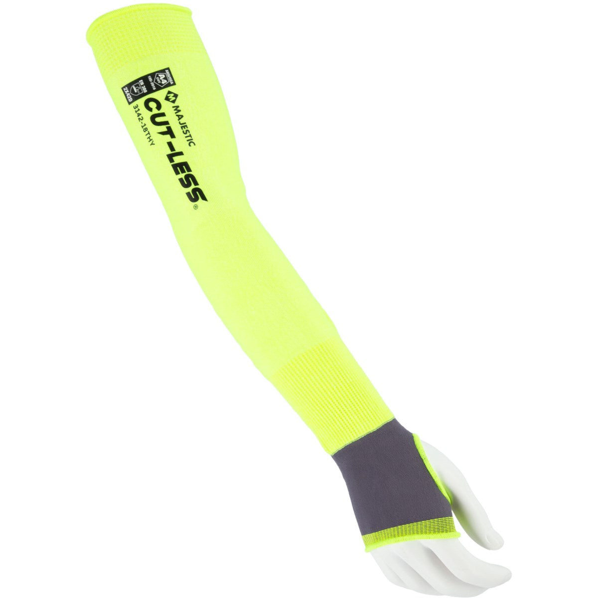 3142-18THY Majestic 18" Cut-less with Korplex® Cut Resistant Sleeves — 1 Each or 240 Each — FREE SHIPPING*