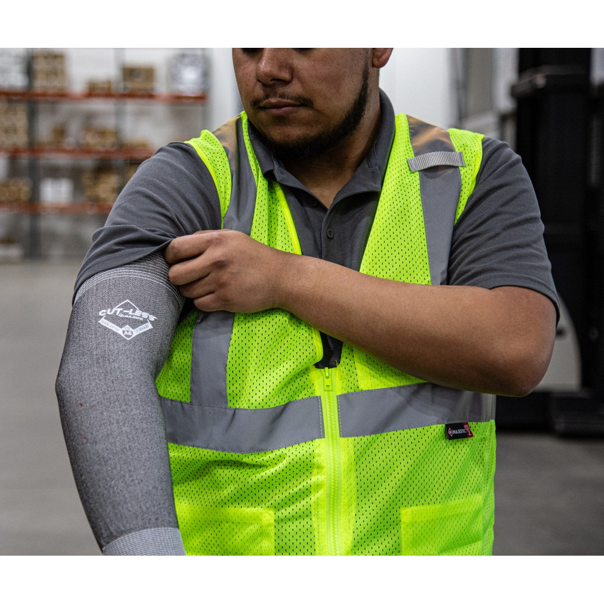 31426-18THE Majestic Cut-Less® with Korplex® Cut Resistant Sleeve, A6 — 1 Each or 240 Each — FREE SHIPPING*