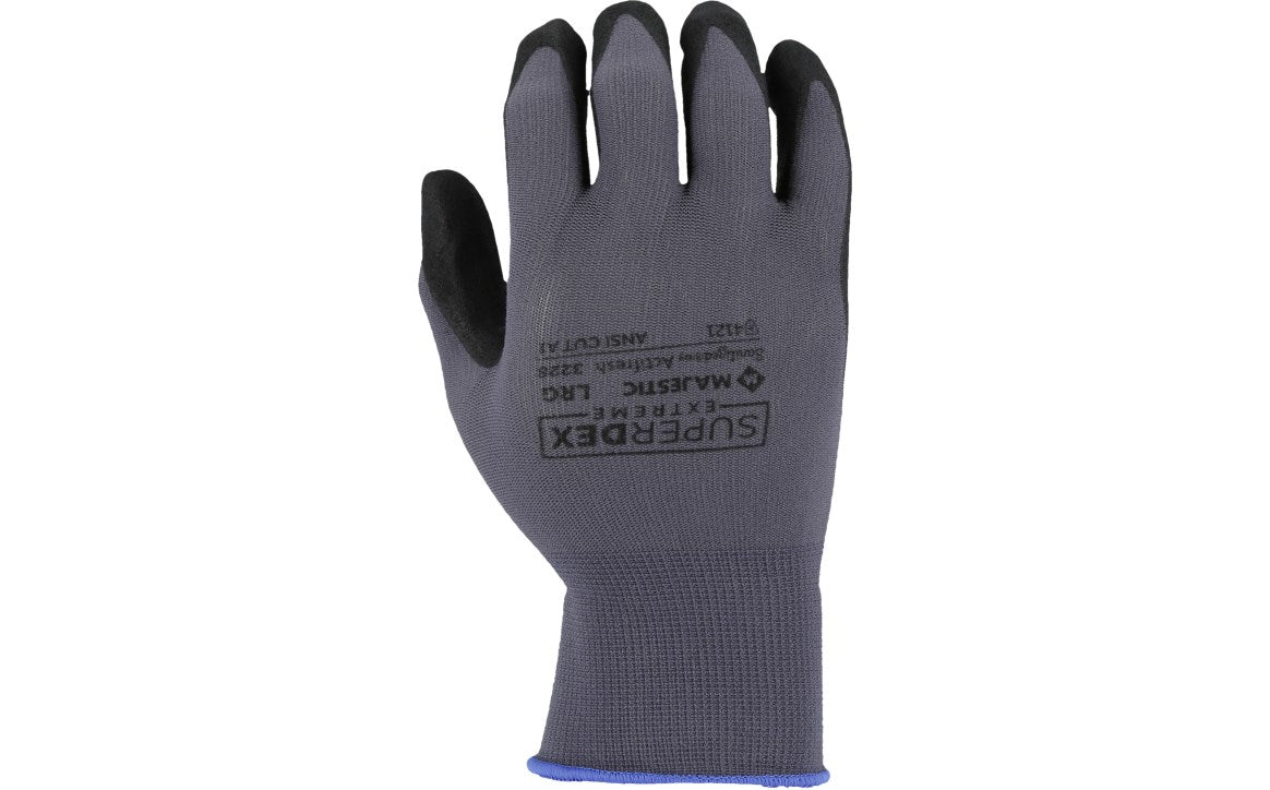 3228 Majestic SuperDex® Micro Foam Nitrile Palm Coated Glove — 12 Pairs or 144 Pairs — FREE SHIPPING*