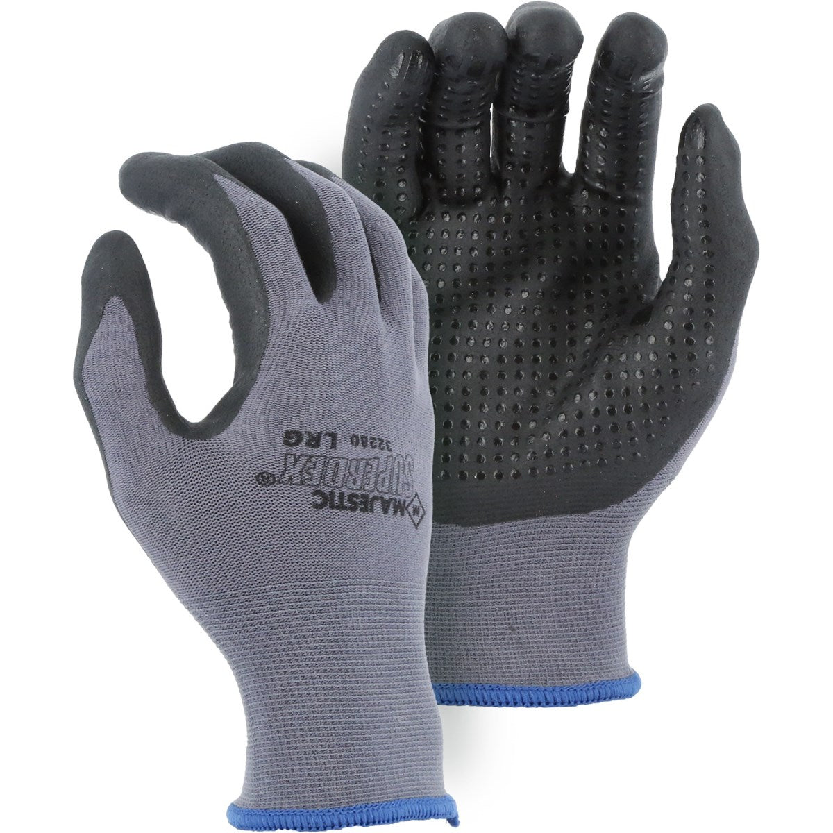 3228D Majestic SuperDex® Micro Foam Nitrile Palm Coated Glove — 12 Pairs or 144 Pairs — FREE SHIPPING*